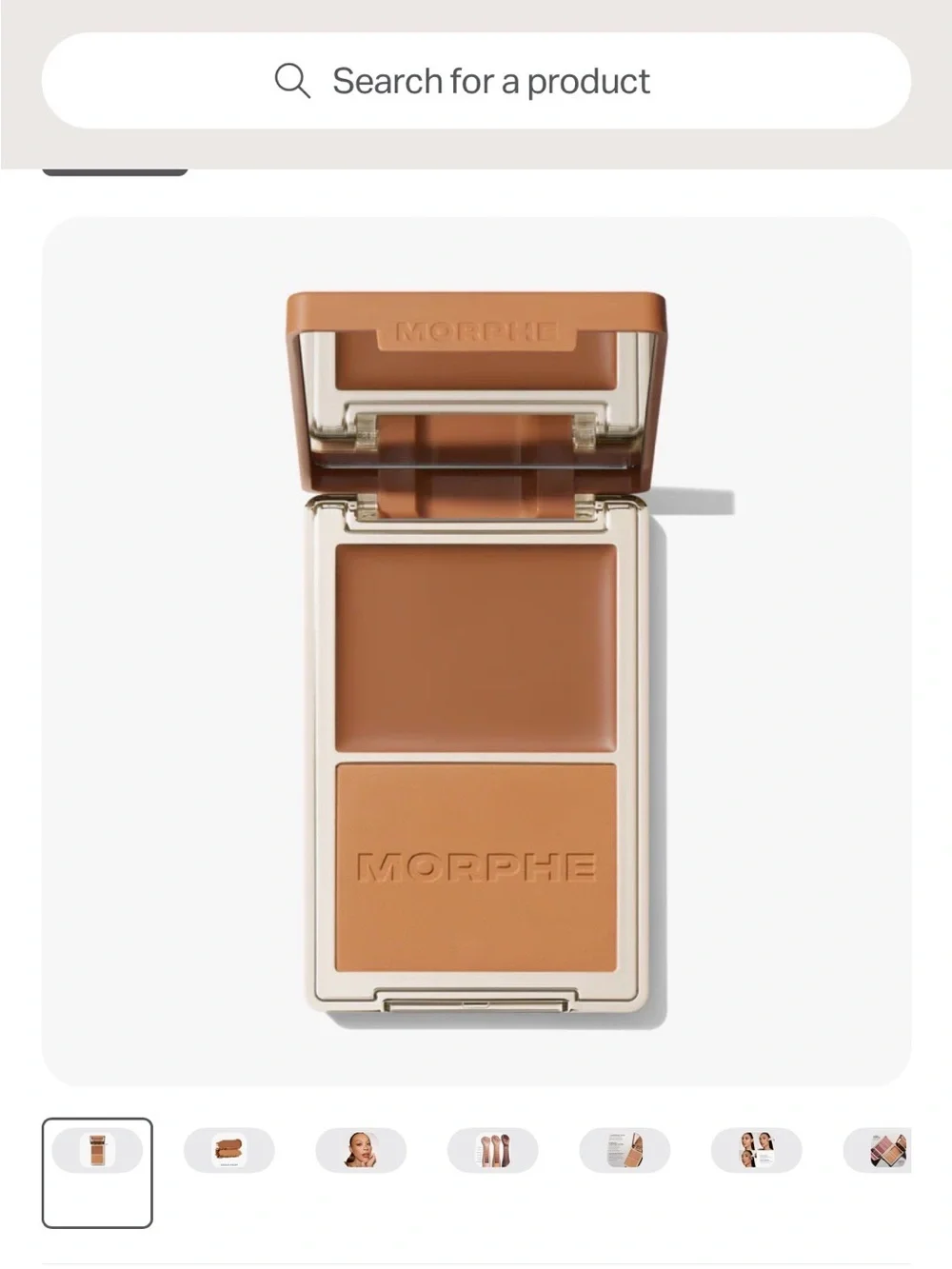 Morphe Cheek Thrills Bronze & Tone Duo - Warm Brown & Tan